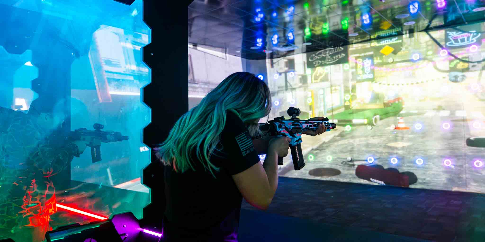 Players competing at a Level Up Live tournament
